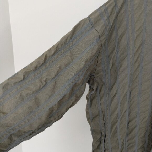 Crinkle Cotton Oversized Dress Made in Italy - Picture 4 of 10